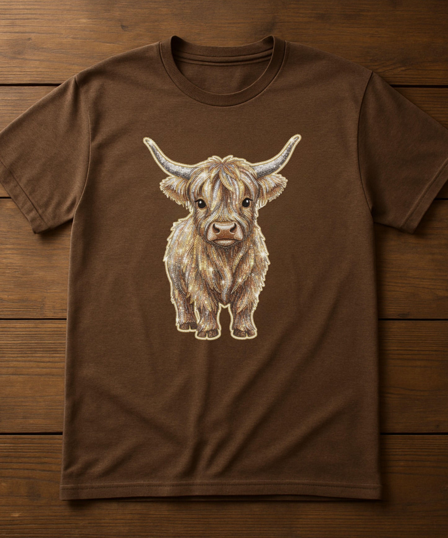 Highland cow graphic Tee