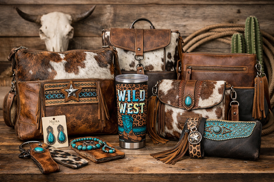 Western Mystery Bundle Box- Western Handbag, Tumbler, Tshirt, and Accessory