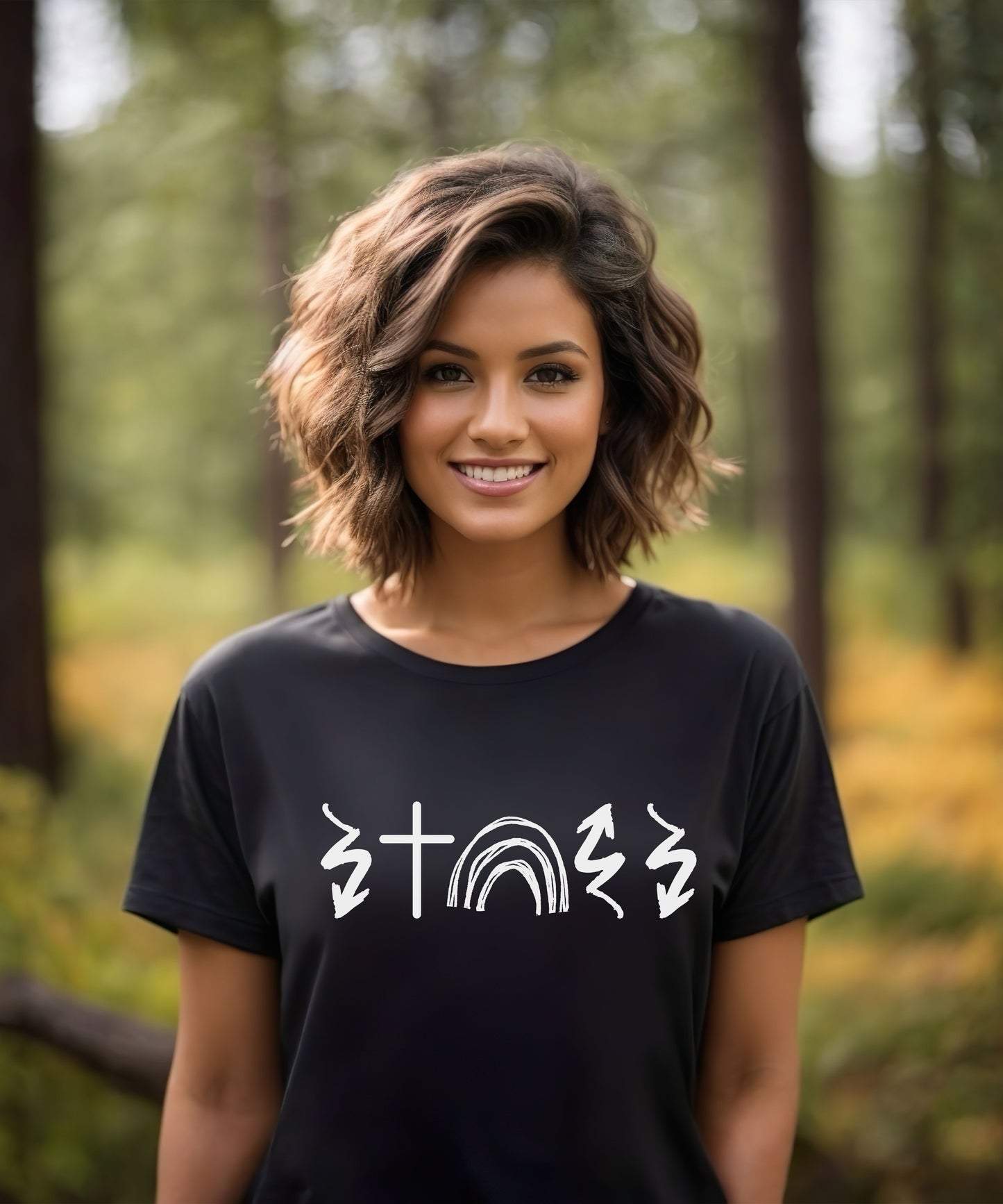 Powerful Faith Tee He Came Died Rose Ascended Is Coming - Stylish Black T Shirt with Inspirational Christian Message